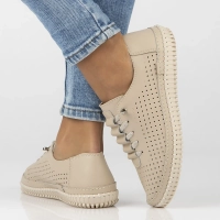 Leather shoes Filippo DP6837/25 BE beige