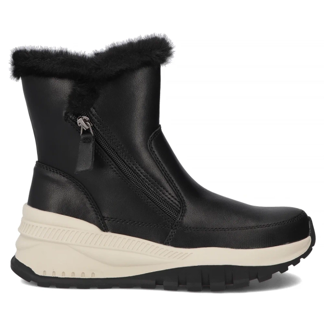 Leather ankle boots Filippo DBT7157/25 BK black