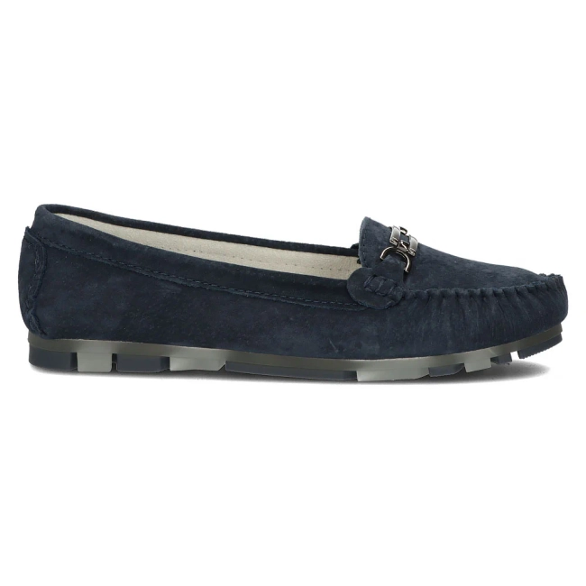 Leather loafers Filippo DP1202/24 NV navy blue
