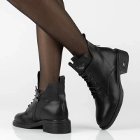 Leather ankle boots Filippo DBT7952/26 BK black