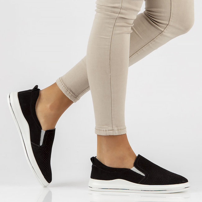 Leather shoes Filippo DP3622/22 BK black