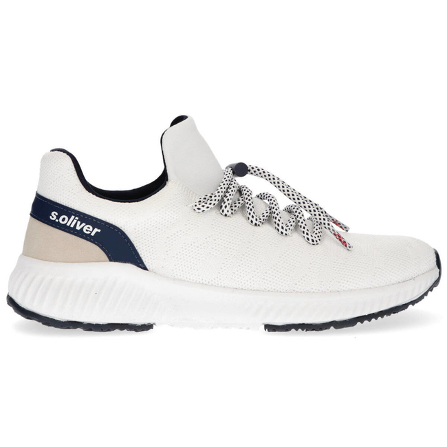 Sneakersy S.Oliver 5-23600-34 185 biało granatowe