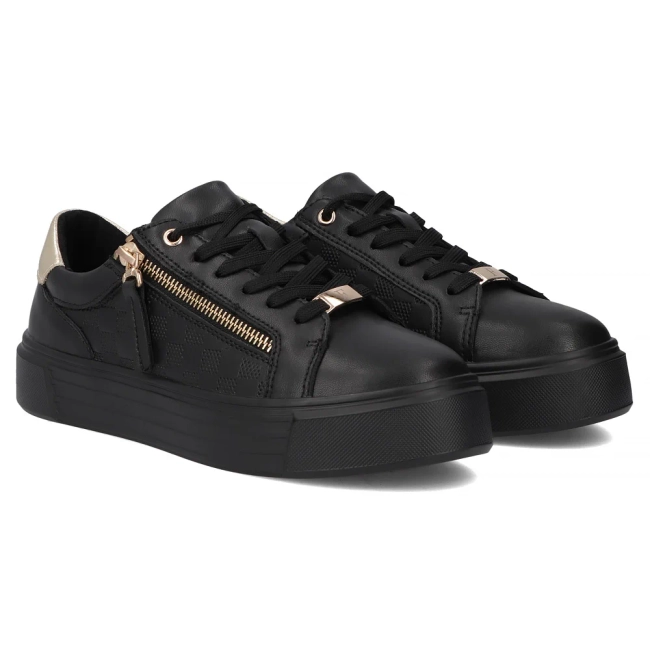 Leather shoes Filippo DP7493/25 BK black