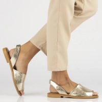 Leather sandals Filippo 40327 gold