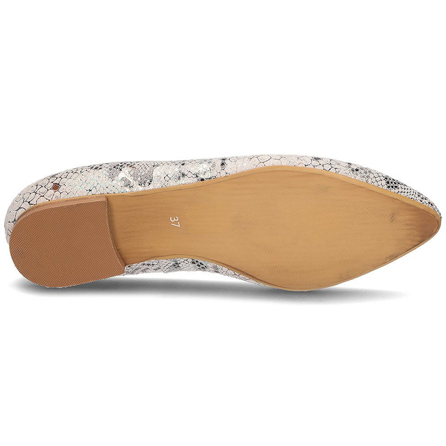 Leather ballerinas Alexio Giorgio 779 gray