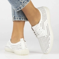 Leather shoes Filippo DP6064/24 WH white