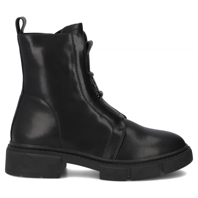 Leather ankle boots Filippo DBT6524/25 BK black