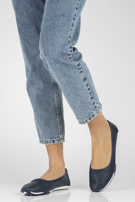 Leather shoes Filippo DP3681/23 NV navy blue