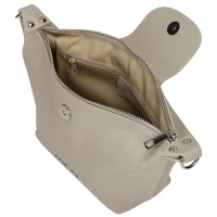 Skórzana torebka Toscanio G74 szara