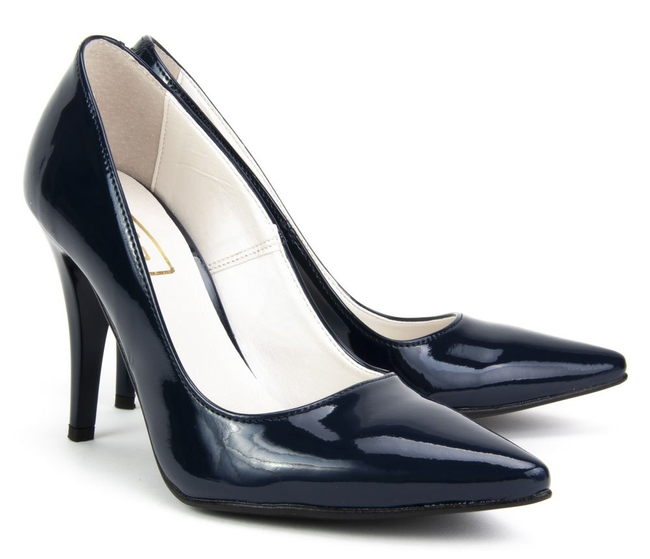 Czółenka Filippo 2160 Granatowy Lakier