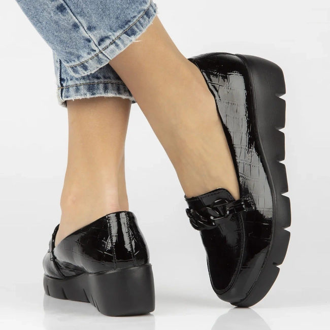 Leather shoes Filippo DP4128/24 BK black