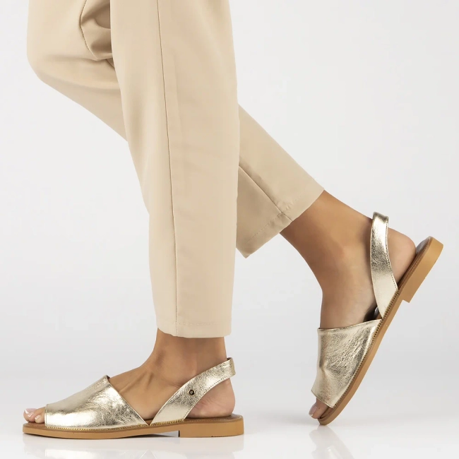 Leather sandals Filippo 40327 gold