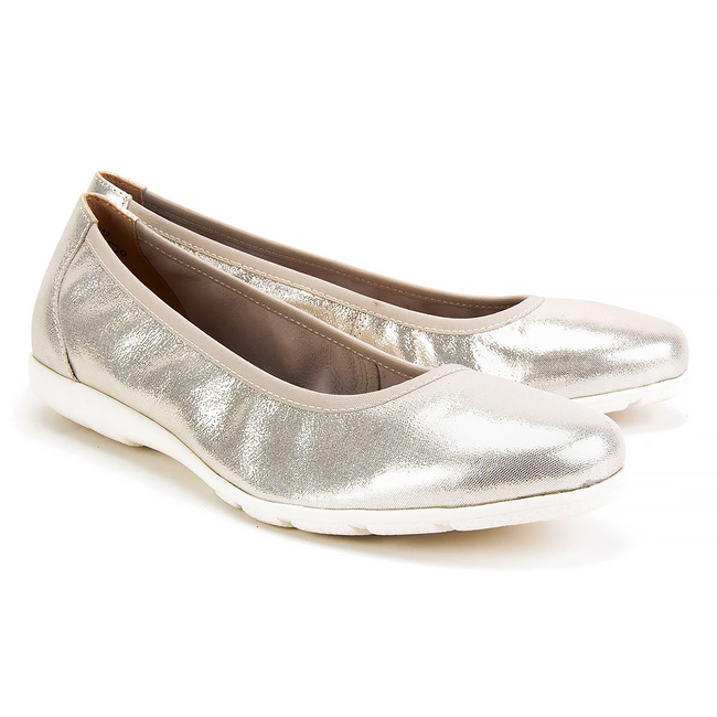 Baleriny Caprice 9-22150-20 112 Offwht Glitter