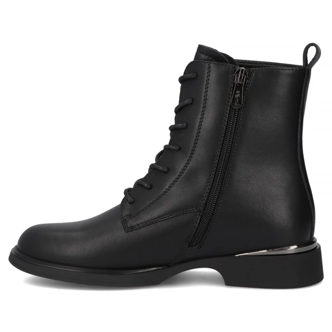 Leather ankle boots Filippo DBT6520/25 BK black