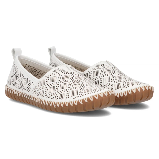 Leather Shoes Filippo M2851-80 white