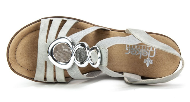Sandals Rieker 65540-40 grey