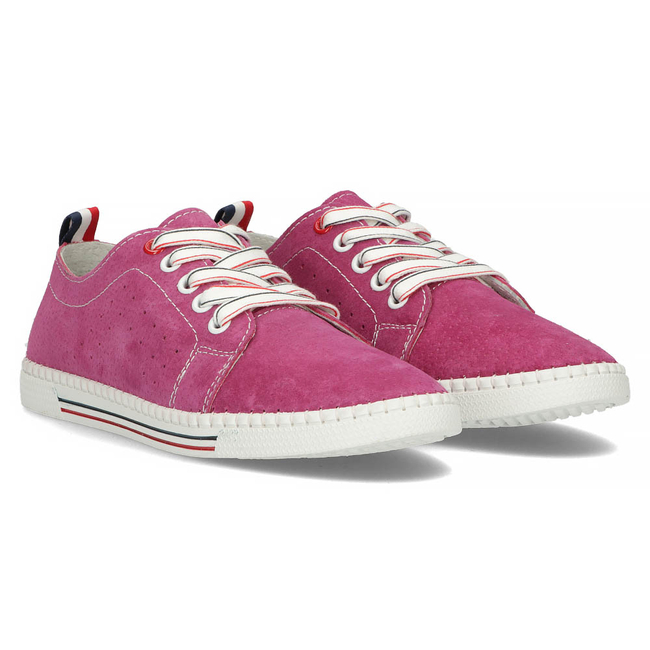 Leather shoes Filippo DP3507/22 FH fuchsia