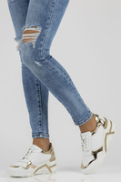 Leather Sneakers Filippo DP3693/22 WH white