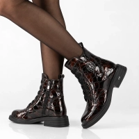 Leather ankle boots Filippo DBT7965/26 BR CR brown