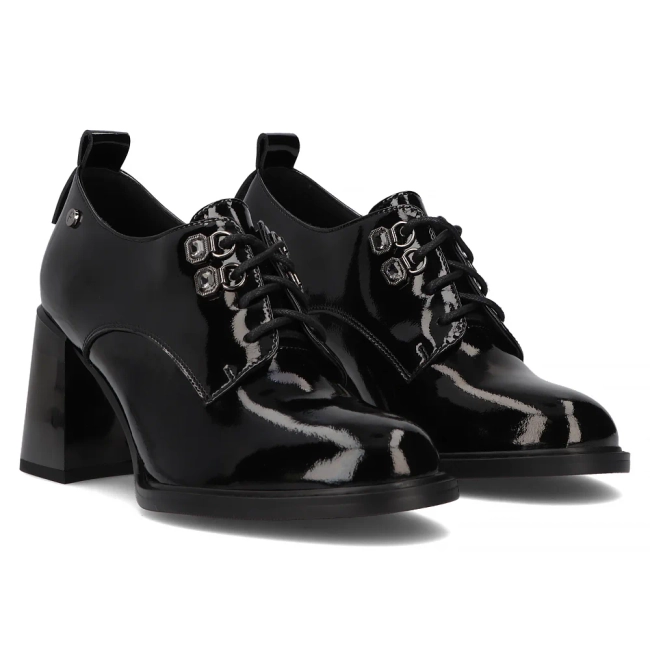 Leather shoes Filippo DP6315/24 BK black