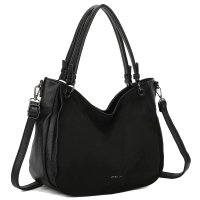 Black handbag tote maxi