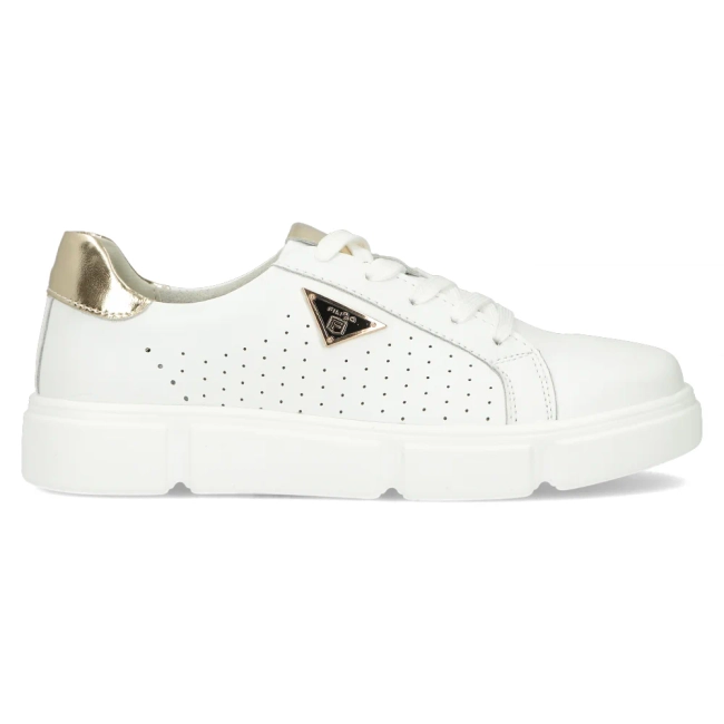 Leather shoes Filippo DP4529/24 WH white