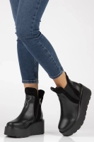 Leather ankle boots Filippo DBT4745/23 BK black