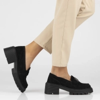 Leather shoes Filippo DP6488/24 BK black