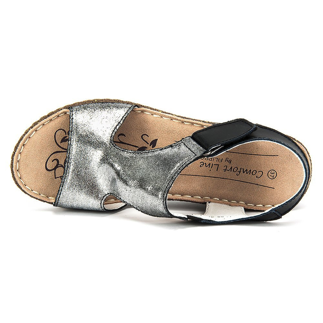 Sandals FILIPPO DS095/17 BK black