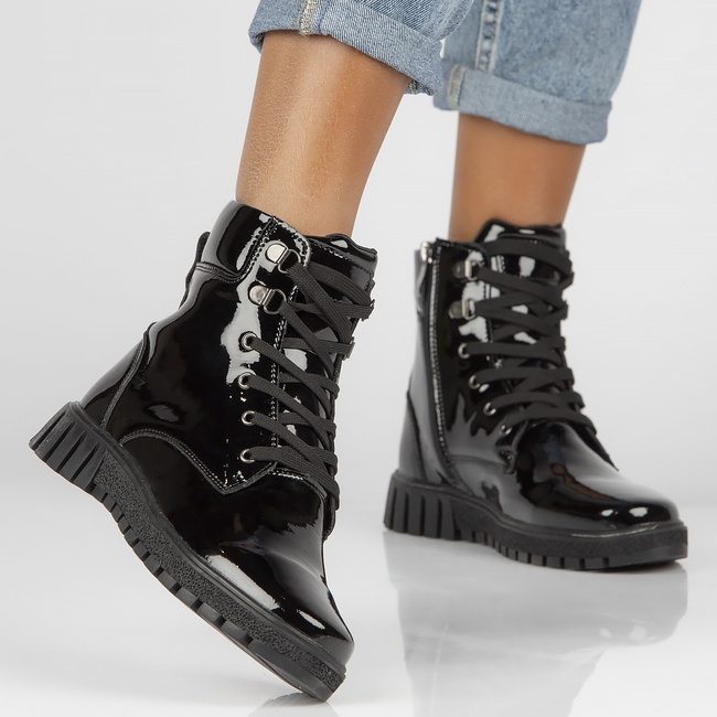 Leather ankle boots Filippo DBT3199/22 BKL black