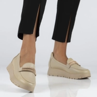 Leather shoes Filippo  20141 beige