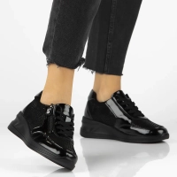 Leather shoes Filippo DP6352/25 BK black