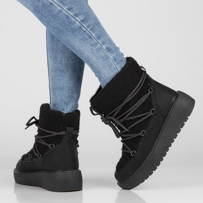 Śniegowce Filippo DBT4238/22 BK czarne