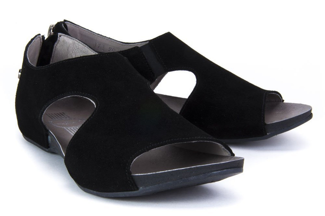 Sandals Lemar 40040 Velor Black