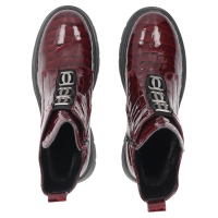 Leather ankle boots Filippo DBT8015/26 BG CR burgundy