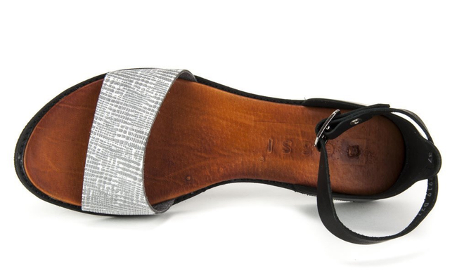 Sandały Nessi 18382 Czarny + Szary ST