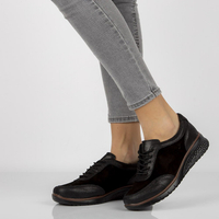 Leather shoes Filippo DP1509/20 BK black