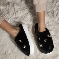 Slippers Filippo DK7478/25 BK black