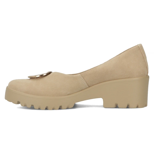 Leather shoes Filippo DP4569/24 BE beige