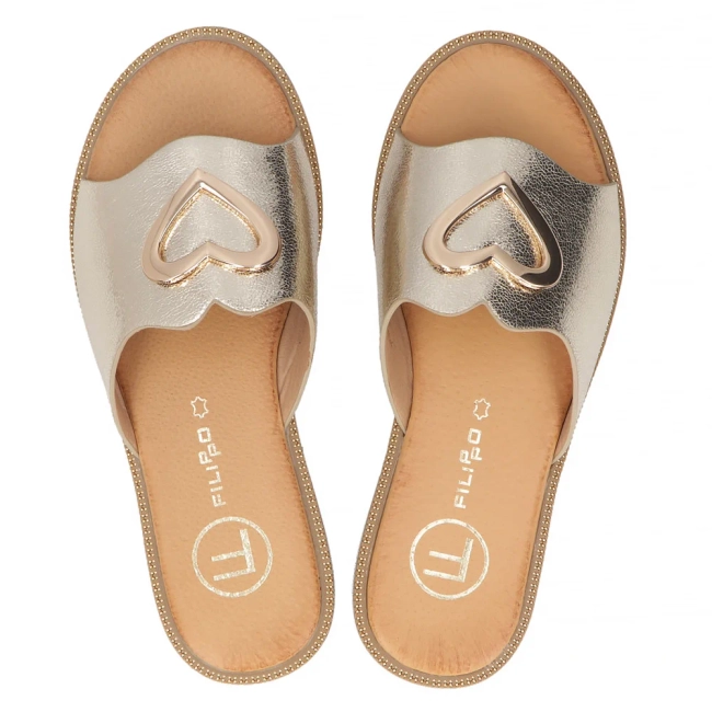 Flip-flops Filippo DK6909/25 GO gold