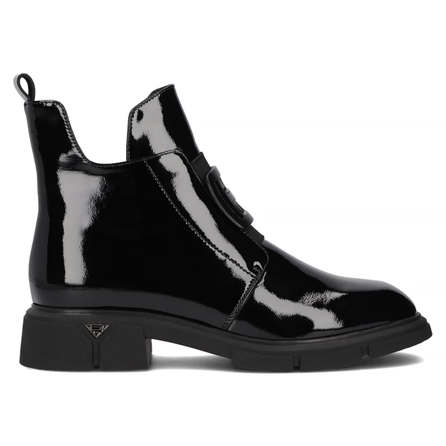 Leather ankle boots Filippo DBT6571/24 BK black