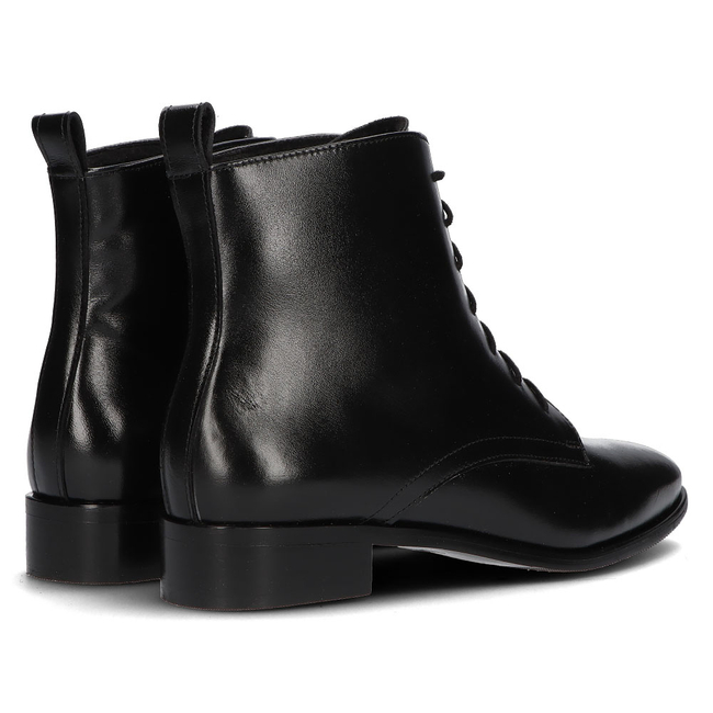 Leather ankle boots Sagan 4672 black