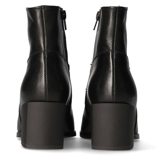 Leather ankle boots Filippo 1605 black face