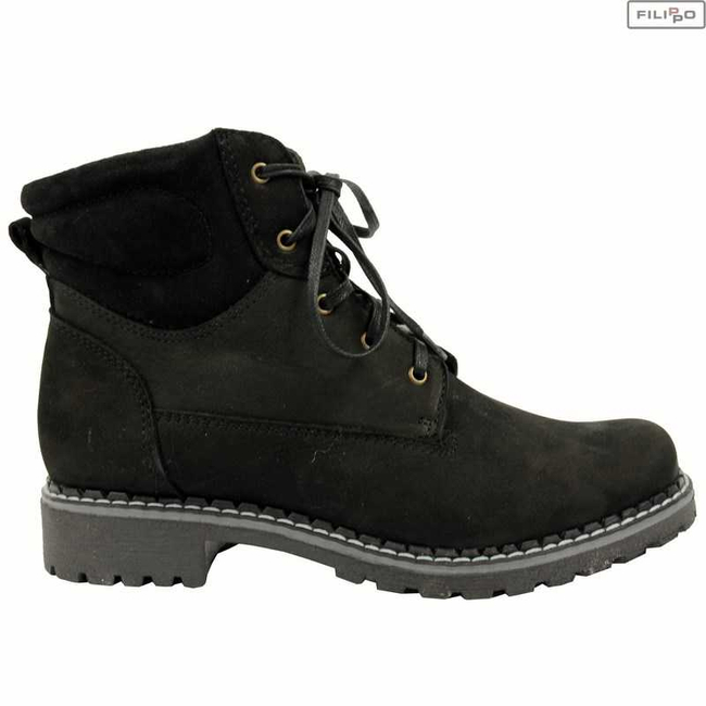 Botki VINCEZA 771 czarny nubuk 8019336