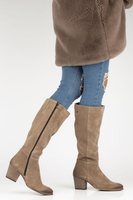 Filippo Boots 70109 velor taupe