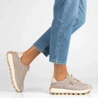 Leather sneakers Filippo DP7498/26 BE beige