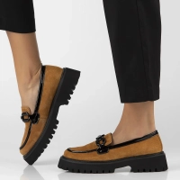 Leather shoes Filippo DP6486/24 BR brown