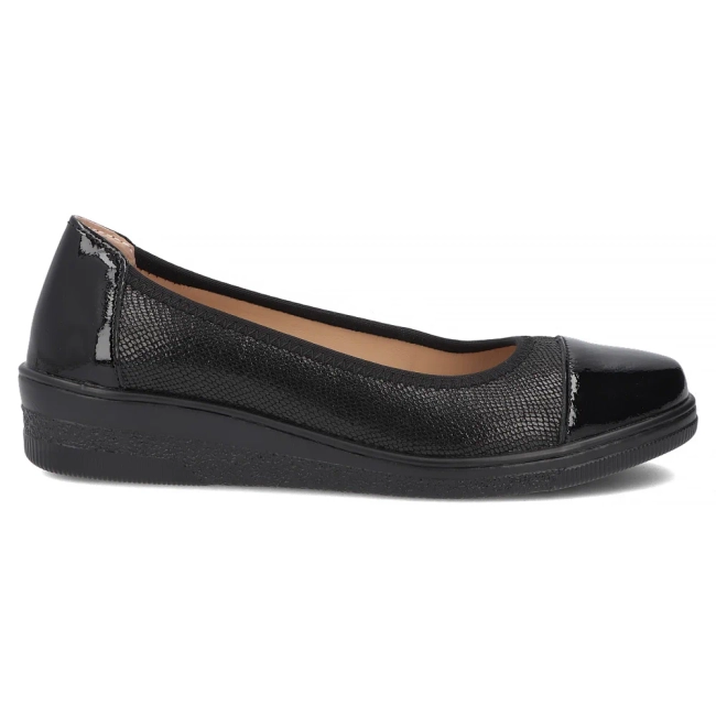Leather shoes Filippo DP7541/26 BK PT black