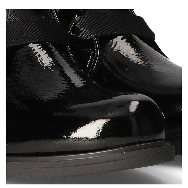 Leather boots Filippo 015/TR black lacquered