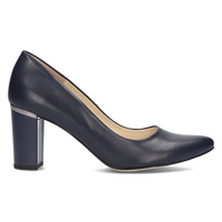 Leather pumps Filippo 2063 Navy